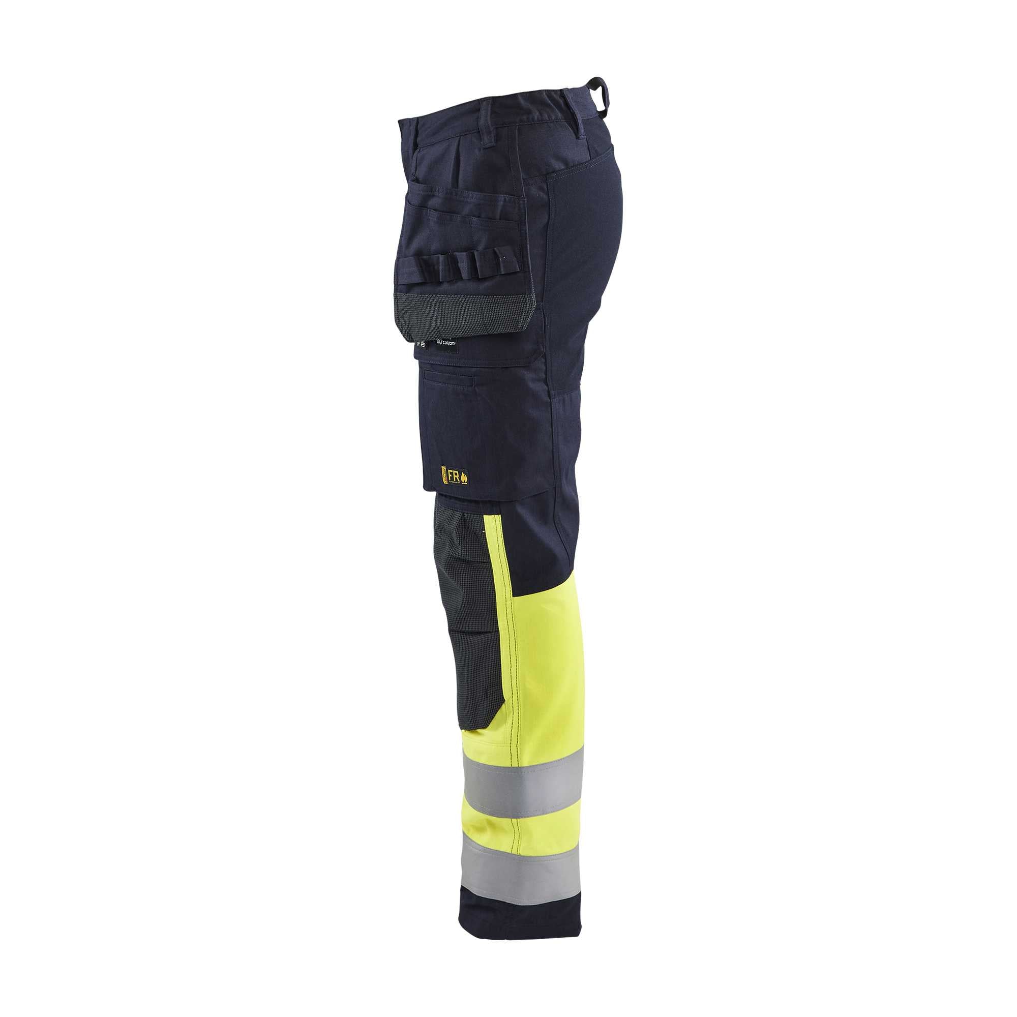 BLAKLADER 71851512 | Women's Multinorm inherent trousers with Stretch Hi Vis Reflective Work Trousers Women - Ripstop Fabric